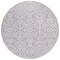 Homeroots 8' Lavender And Ivory Round Damask Washable Indoor Outdoor Area Rug 595165 - alternate 7