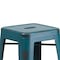 Flash Furniture 30" High Aged Kelly Blue-Teal Metal Barstool ET-BT3503-30-KB-GG - alternate 8