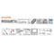 Cmt RECIPROCATING SAW BLADES for WOOD&METAL (BIM) 8inx 8-12TPI (20-PCS.) JS725VFR-20 - alternate 3