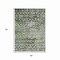 Homeroots 8' X 10' Olive Green And Ivory Argyle Washable Indoor Outdoor Area Rug 615809 - alternate 7