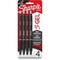 Sharpie S-Gel Pens - 0.7 mm Medium Pen Point - Refillable - Retractable - Black Ink - Gel-based - Black, 6PK 2096134 - alternate 2