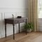 Homeroots 34" Black Writing Desk With Two Drawers 516422 - alternate 4