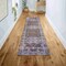 Jonathan Y Alanya Ornate Medallion Non-Slip Machine-Washable Brown/Light Gray 2 ft. x 8 ft. Runner Rug WSH100C-28 - alternate 6