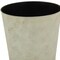 Homeroots 9in Gray Recycled Plastic Indoor Outdoor Round Pot Planter 488199 - alternate 3
