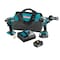 Makita Brushless 2Pc. Combo Kit (5.0Ah) XT297T - alternate 1