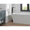 Delta Ara Single Handle Floor Mount Channel Spout Tub Filler Trim with Hand Shower T4768-BLFL - alternate 6