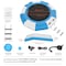 Vevor 10ft Inflatable Water Trampoline Swim Platform Bounce with Slide Pool Lake ZT10FTBWHD-US/EU/AU - alternate 6