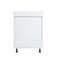 Cambridge Radiance 30 in. W x 21 in. D x 34.50 in. H Ready to Assemble Slab Bath Cabinet in White Gloss SA-VSB30-WG-KIT - alternate 7