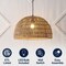 Jonathan Y Campana 20" 1-Light Bohemian Modern Woven Rope/Iron LED Pendant, Brown JYL6504F - alternate 8