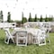 Flash Furniture Kids White Resin Folding Chair w/ Padded Seat, PK10 10-LE-L-1K-GG - alternate 16