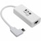 Tripp Lite USB 3.1 GEN 1 RIGHT-ANGLE USB-C TO GIGABIT ETHERNET NETWORK ADAPTER - 10/100/100 U436-06N-GBW-RA - alternate 1
