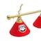 Holland Bar Stool Co Georgia "Bulldog" 3 Shade Billiard Light, Brass Fixture BL3BRGA-Dog - alternate 6
