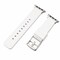 Elegani Replacement Rubber Watch Replacement Band Compatible with Apple Watch 40mm, White, Silver Buckle OMGSWT-WHT-40 - alternate 1
