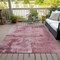 Homeroots 9' X 12' Blush And Ivory Abstract Washable Indoor Outdoor Area Rug 602693 - alternate 9