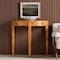 Bali & Pari Jihan Modern and Contemporary Natural Real Burl Wood Half-Moon Console Table 253-14027-ZORO - alternate 5