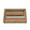 Homeroots Traditional Solid Teak Vanity Soap Dish 475838 - alternate 4