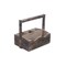 Homeroots 10" Brown Solid Wood Box 488027 - alternate 1