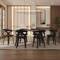 Leisuremod Modern Wooden Dining Chair, Dark Walnut Frame in Brown, Klyne Collection KCDW-22BR - alternate 8