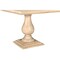 Homeroots 96" Natural Wood Double Pedestal Base Dining Table 554335 - alternate 6