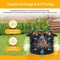Healsmart Simple Deluxe Grow Bags 5 Gallon Planter Pots with Handles, Thickened Nonwoven Fabric, Black, 10PK GLGROWBAG5X5BLKV3X2 - alternate 6