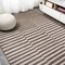 Jonathan Y Sukie Modern Offset Stripe Brown/Beige 3 ft. x 5 ft. Indoor/Outdoor Area Rug SMB133B-3 - alternate 7