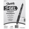 Sharpie S-Gel Fashion Barrel Gel Pen, Retractable, Medium 0.7 mm, Black Ink, Pearl White Barrel, 8PK 2169762 - alternate 5