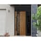 Vdomdoors Steel Door Deux 6678 Natural Oak Sidelight and Transom Window Sidelite Entry Door Painted W36+12xH8 DEUX6678EXD-OAK-W36+12 X H80+16-RH-I - alternate 3