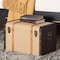 Baxton Studio Manton Storage Trunk with Hinged Top and Woven Exterior 272-14847-ZORO - alternate 4