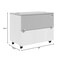 Koolmore 49 in. Commercial Milk Cooler for School and Cafeteria, 12 Crate Capacity with Heavy Duty Casters KM-MC49-HDC - alternate 5