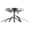 Jonathan Y Alba 13" Metal LED Flush Mount, Nickel JYL9514B - alternate 7