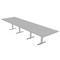 Skutchi Designs 16ft Rectangular Conference Table With Power | Harmony Series | 16 Person Meeting Room Table HAR-REC-48x192-T-U779-NA - alternate 1