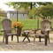 Adams Big Easy Earth Brown Resin Adirondack Chair 258413 - alternate 1