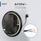 Fab Glass And Mirror Round LED Bathroom Mirror with Lights, Front Lit Makeup Mirror, Anti-Fog, 3 Colors and Dimmable HC36RD-FB - alternate 7