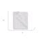 Homeroots White Puff Sheer Shower Curtain 399724 - alternate 4