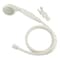 Boston Harbor Hand-Held Shower Head, 1.75 6.6 80 gpm L/MIN psi, 1/2-14 NPT Connection, Threaded, PVC, White S2254G22WH - alternate 1