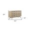 Homeroots 63" Brown Solid Wood Six Drawer Double Dresser 518624 - alternate 7