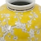 Homeroots 9" Yellow And White Chinoiserie Floral Porcelain Table Vase 574266 - alternate 5