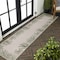 Jonathan Y Isla Coastal Cottage Palm Frond Border Green/Cream 2 ft. x 8 ft. Indoor/Outdoor Runner Rug TSN207B-28 - alternate 1