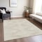Homeroots 8' X 10' Beige And Ivory Geometric Washable Indoor Outdoor Area Rug 598529 - alternate 5