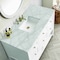 James Martin Vanities Breckenridge 48'' S Vanity, Bright White w/ Victorian Sil Top w/FreePower Wireless Charger 330-V48-BW-FVSL - alternate 5
