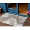 Homeroots 3' X 5' Taupe And Silver Abstract Washable Indoor Outdoor Area Rug 618346 - alternate 1