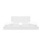 Global Furniture Usa Contemporary Ella White Narrow Tall Mirror With Led And Speaker ELLA-WHITE-NARROW TALL MR W/ LED & SPEAKER - alternate 9
