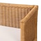 Bali & Pari Seranay Bohemian Scallop Light Honey Rattan Accent Bench 252-14111-ZORO - alternate 8