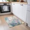 Homeroots 2' X 3' Beige Blue and Gray Abstract Washable Non Skid Indoor Outdoor Area Rug 559559 - alternate 7