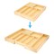Megachef Adjustable Bamboo Drawer Storage and Organization Tray with Removable Knife Block 750122196M - alternate 4