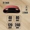 Powertec Sanding Belt Assortment, 3inx21in, A/O, 5 EA of 40/80/120/240 Grit, 20PK & Abrasive Cleaning Stick 110452N - alternate 5