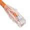 Sanoxy 7ft Cat6 550 MHz UTP Ethernet Network Patch Cable W/ Clear Snagless Boot, Orange SNX-CBL-LDR-C6117-5007 - alternate 2
