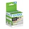Dymo Label Roll, White, Black 30327 - alternate 1