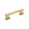 Amerock Triomphe 3-3/4 inch (96mm) Center-to-Center Champagne Bronze Cabinet Pull, 25PK 25VMP37091CZ - alternate 1