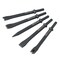 Sunex Air Hammer Chisel 7 in Cutting 5 Piece Set In Portable Tool Roll ACS5C - alternate 5